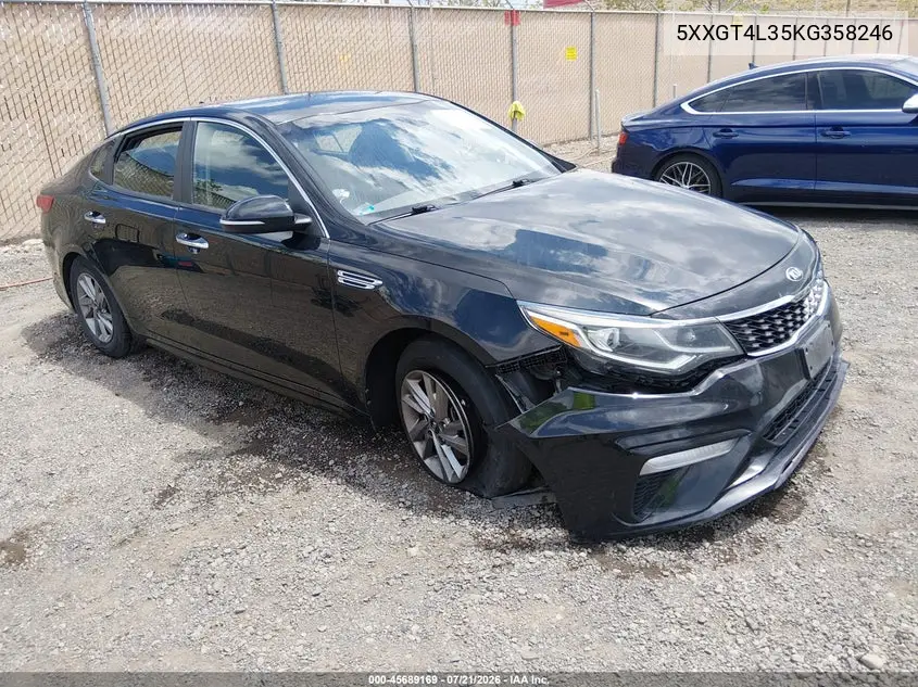 2019 Kia Optima Lx VIN: 5XXGT4L35KG358246 Lot: 45689169