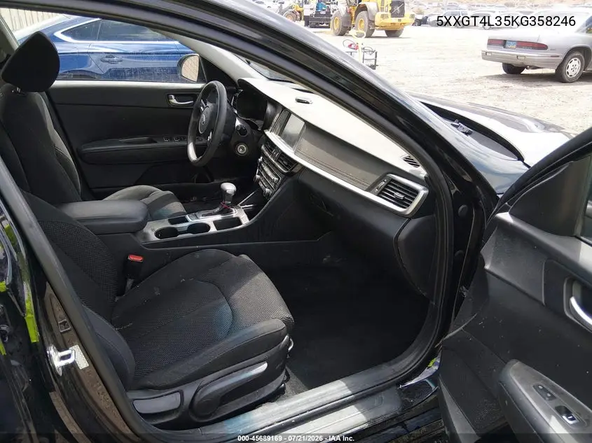2019 Kia Optima Lx VIN: 5XXGT4L35KG358246 Lot: 45689169