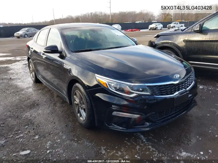 5XXGT4L35LG403428 2020 Kia Optima Lx