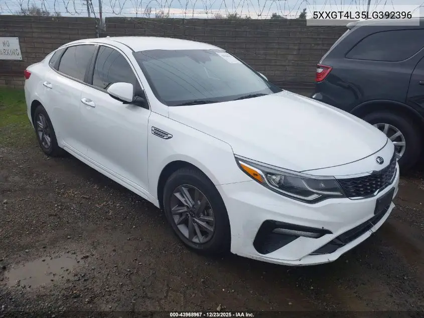 5XXGT4L35LG392396 2020 Kia Optima Lx