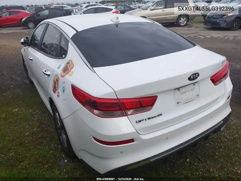 5XXGT4L35LG392396 2020 Kia Optima Lx
