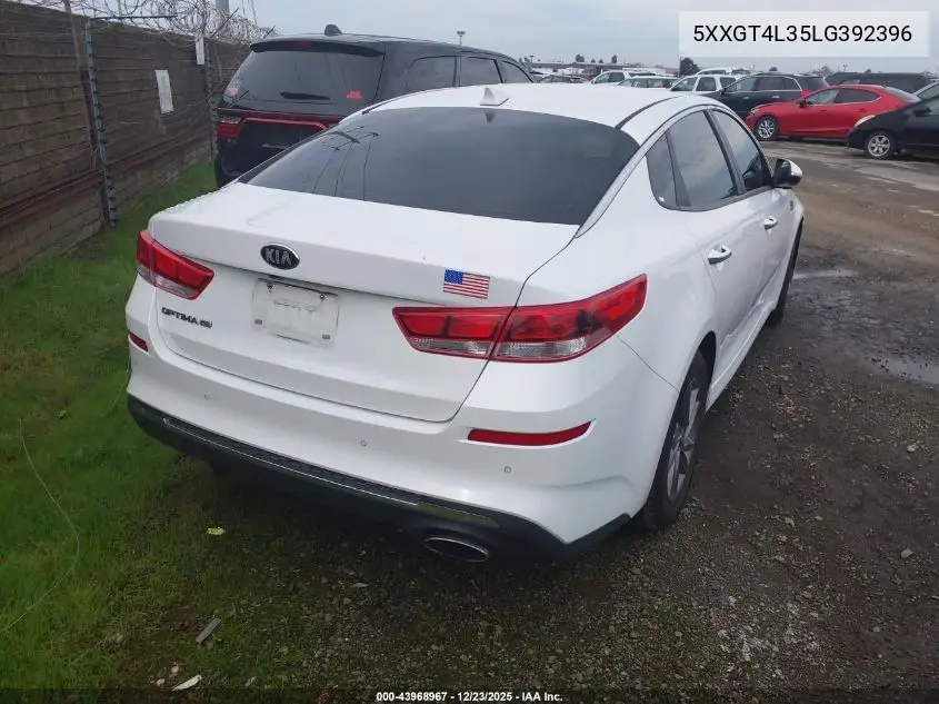5XXGT4L35LG392396 2020 Kia Optima Lx