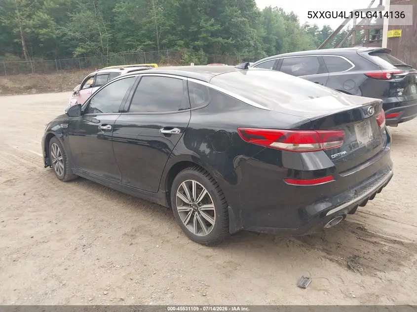 2020 Kia Optima Ex Premium VIN: 5XXGU4L19LG414136 Lot: 45531109