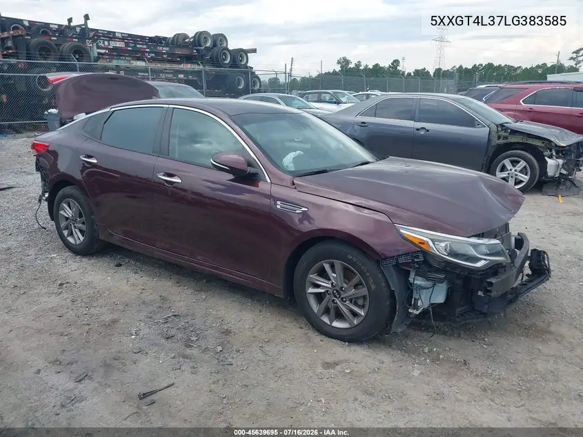 2020 Kia Optima Lx VIN: 5XXGT4L37LG383585 Lot: 45639695