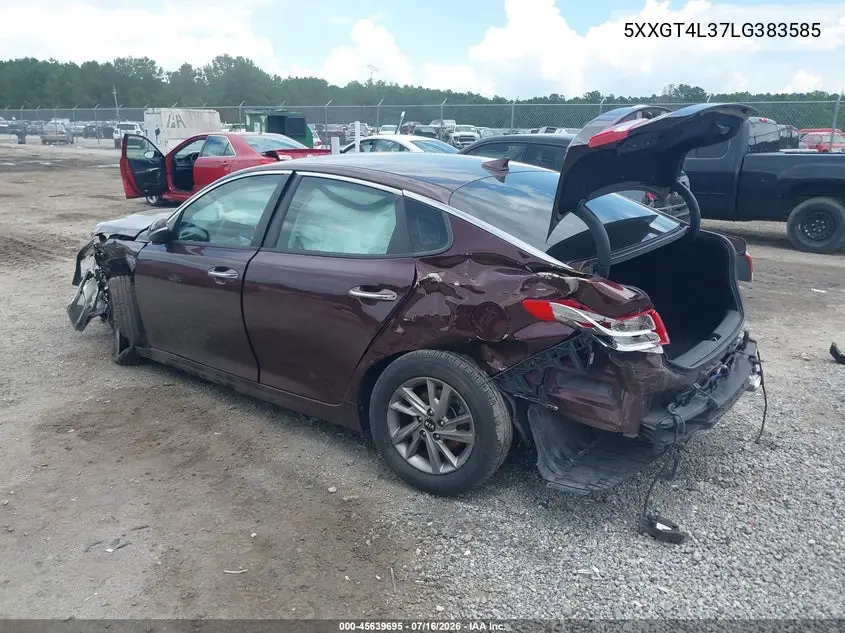 2020 Kia Optima Lx VIN: 5XXGT4L37LG383585 Lot: 45639695