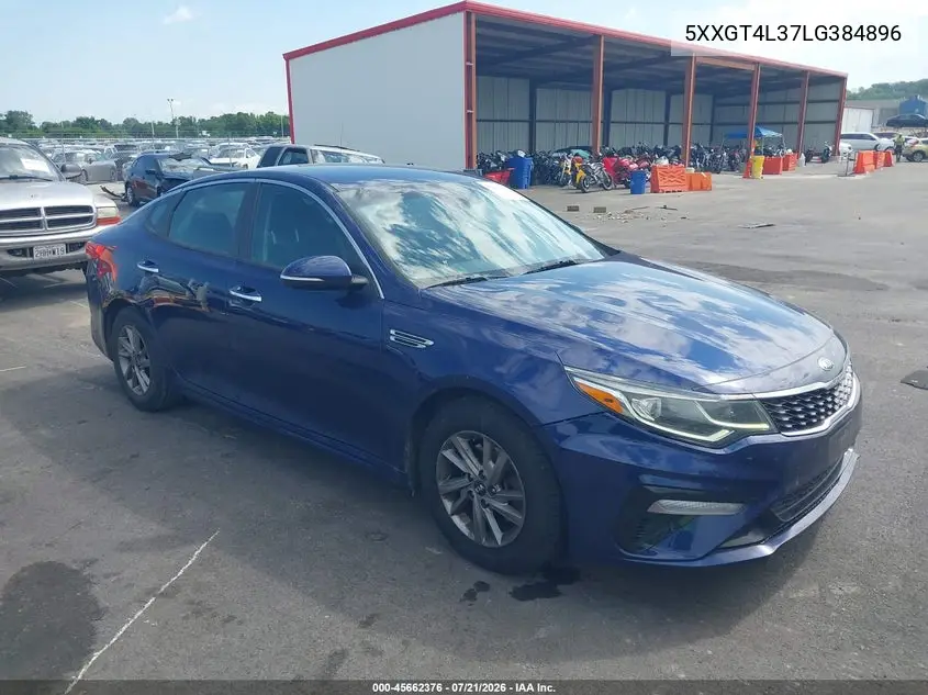 2020 Kia Optima Lx VIN: 5XXGT4L37LG384896 Lot: 45662376