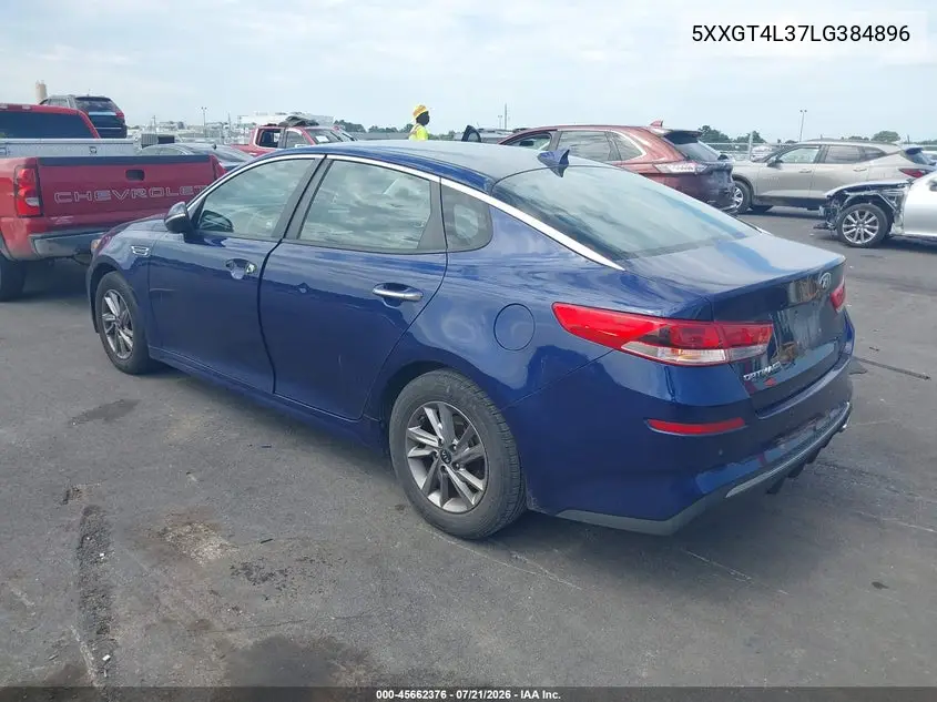 2020 Kia Optima Lx VIN: 5XXGT4L37LG384896 Lot: 45662376