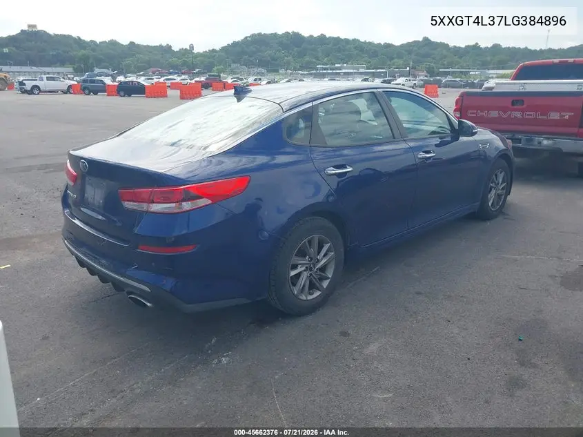 2020 Kia Optima Lx VIN: 5XXGT4L37LG384896 Lot: 45662376