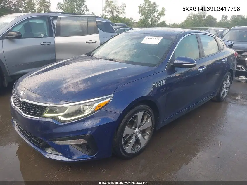 2020 Kia Optima S VIN: 5XXGT4L39LG417798 Lot: 45680210