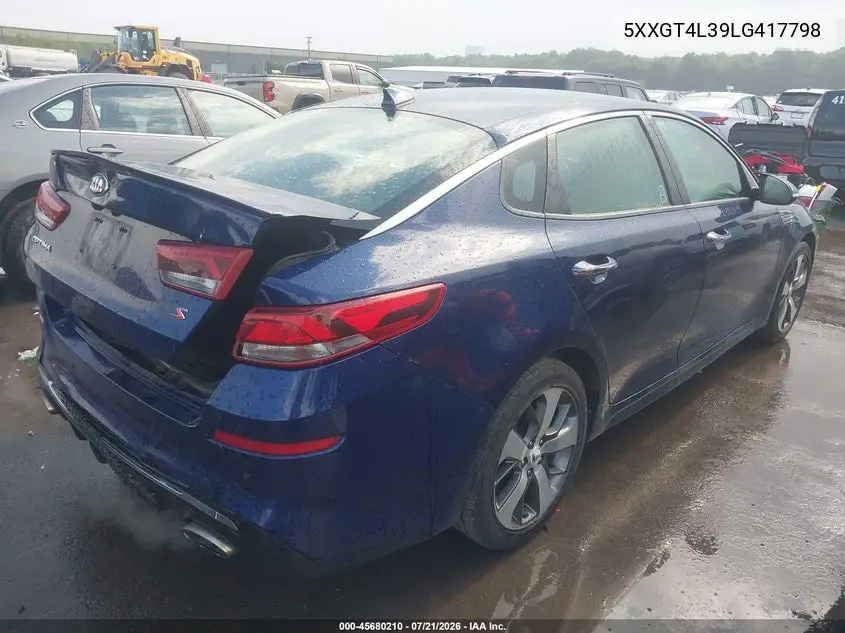 2020 Kia Optima S VIN: 5XXGT4L39LG417798 Lot: 45680210