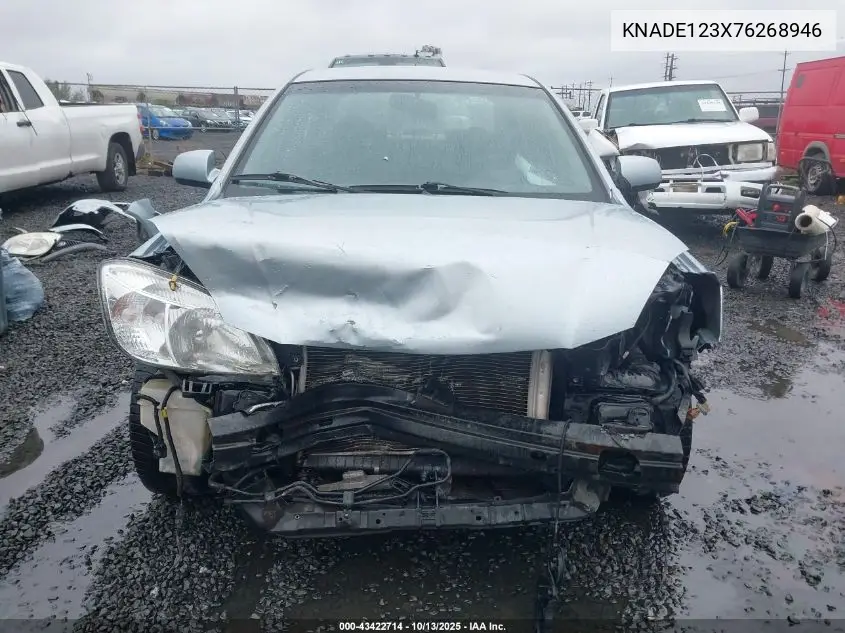 KNADE123X76268946 2007 Kia Rio Lx
