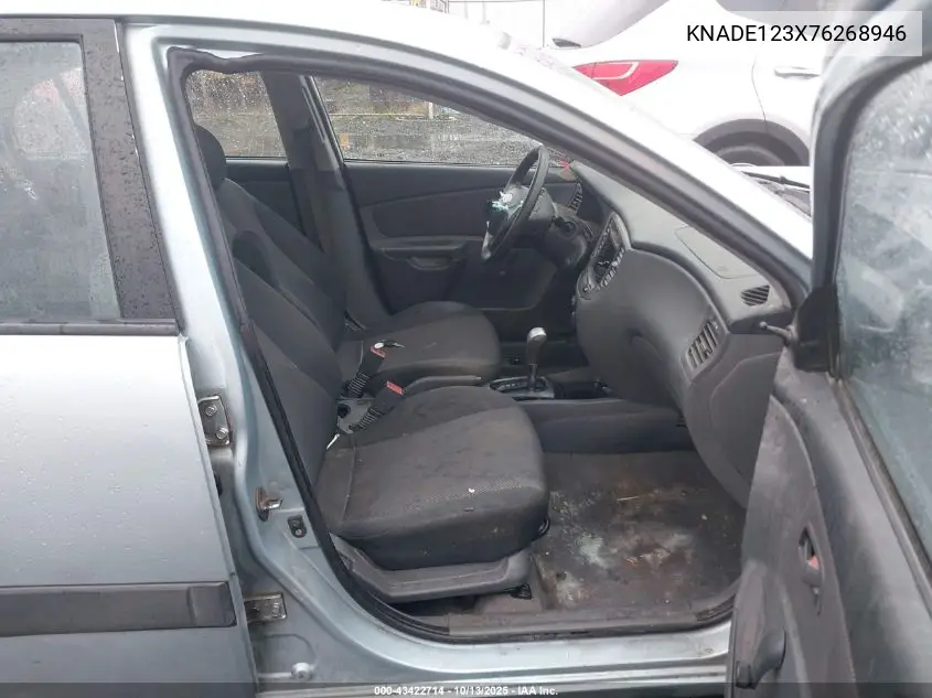 KNADE123X76268946 2007 Kia Rio Lx
