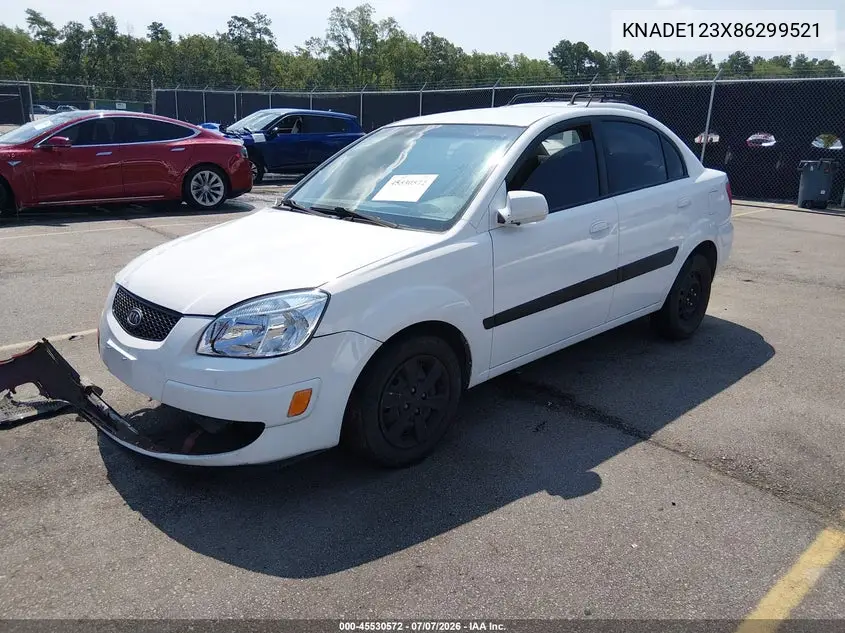 KNADE123X86299521 2008 Kia Rio Lx