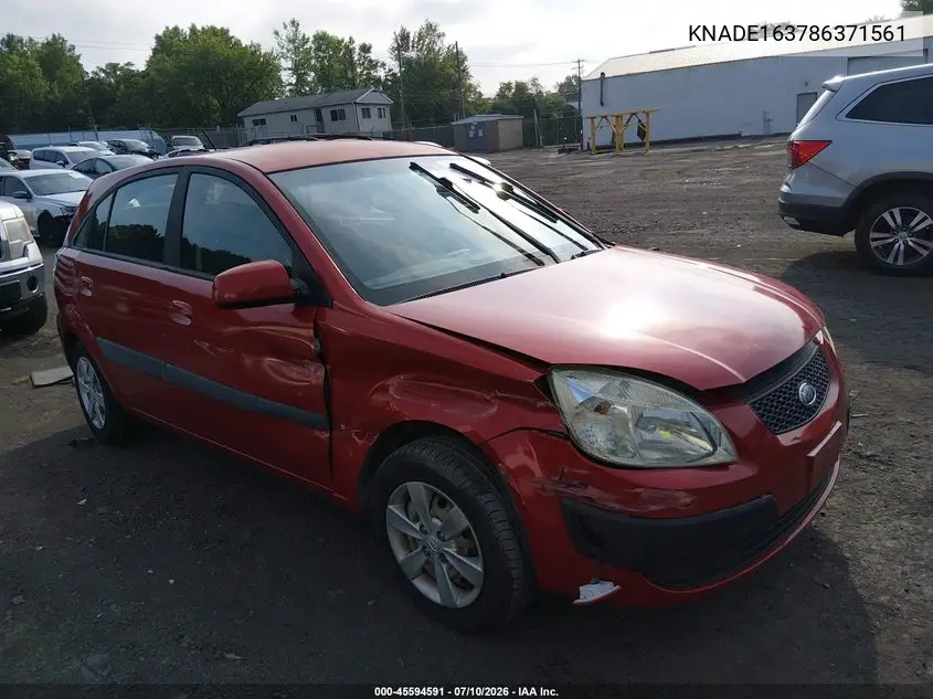 2008 Kia Rio5 Lx VIN: KNADE163786371561 Lot: 45594591