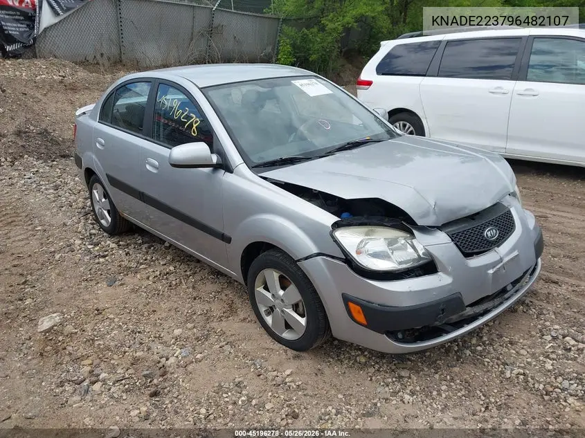 2009 Kia Rio Sx VIN: KNADE223796482107 Lot: 45196278