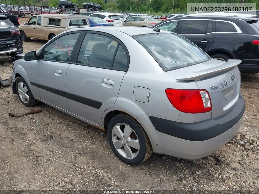 2009 Kia Rio Sx VIN: KNADE223796482107 Lot: 45196278