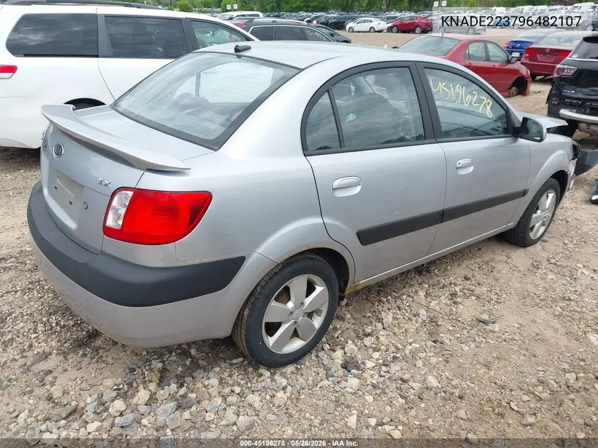 2009 Kia Rio Sx VIN: KNADE223796482107 Lot: 45196278