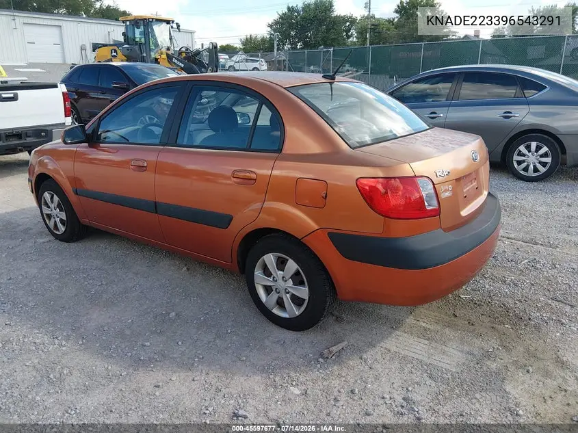 2009 Kia Rio Lx VIN: KNADE223396543291 Lot: 45597677