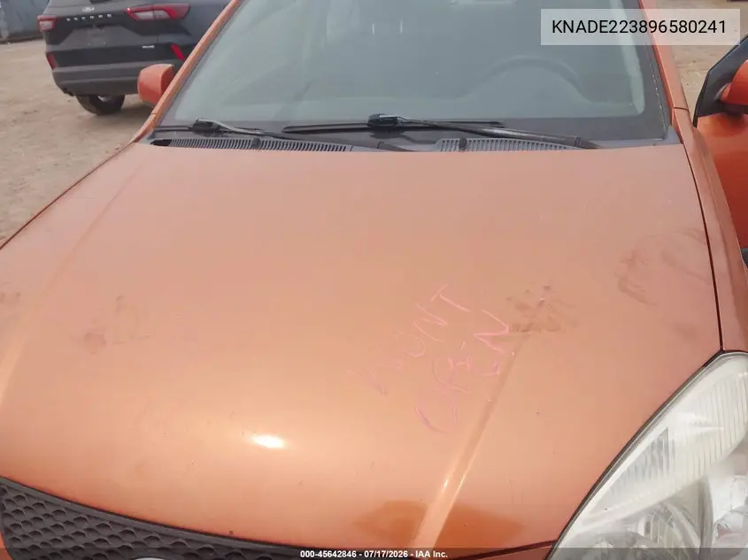2009 Kia Rio Lx VIN: KNADE223896580241 Lot: 45642846