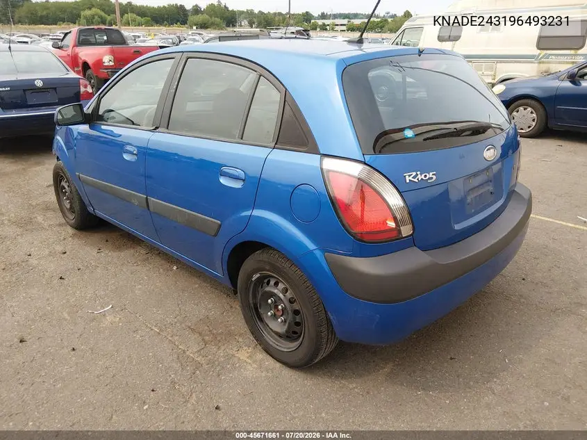 2009 Kia Rio5 Lx VIN: KNADE243196493231 Lot: 45671661