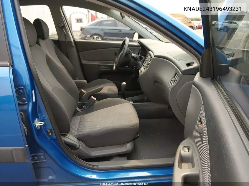 2009 Kia Rio5 Lx VIN: KNADE243196493231 Lot: 45671661