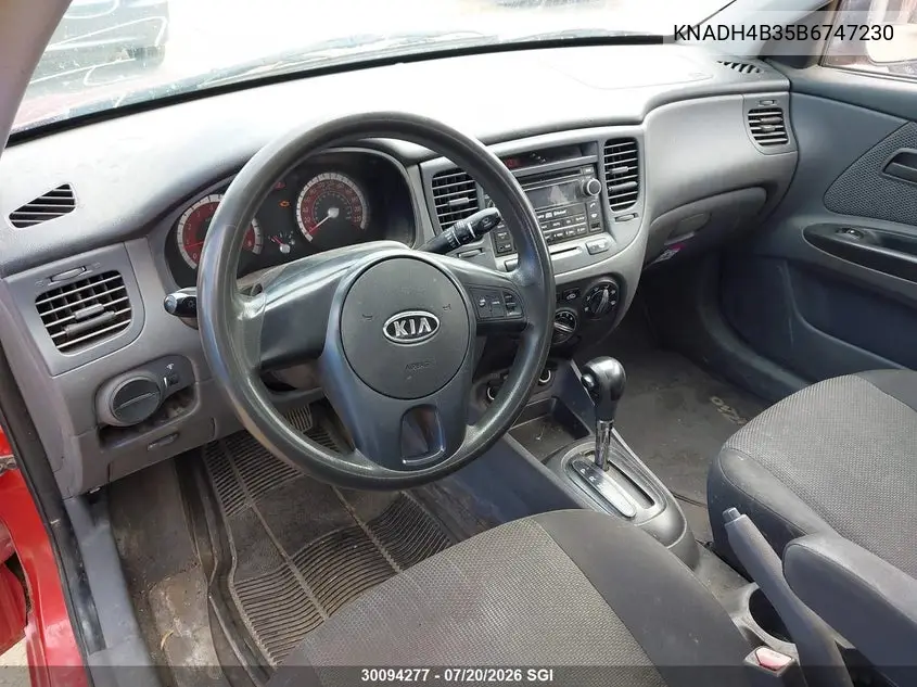 2011 Kia Rio Lx/Sx VIN: KNADH4B35B6747230 Lot: 30094277