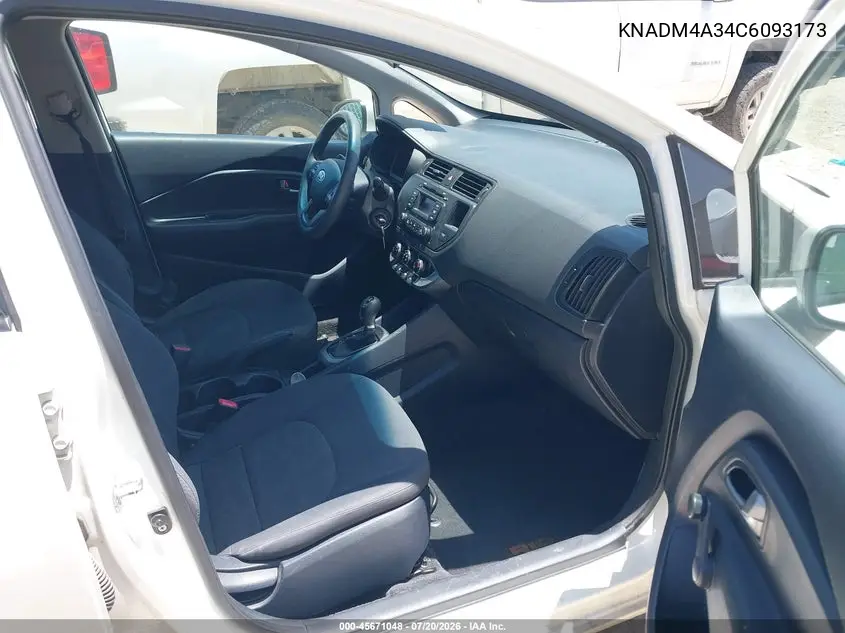 2012 Kia Rio Lx VIN: KNADM4A34C6093173 Lot: 45671048