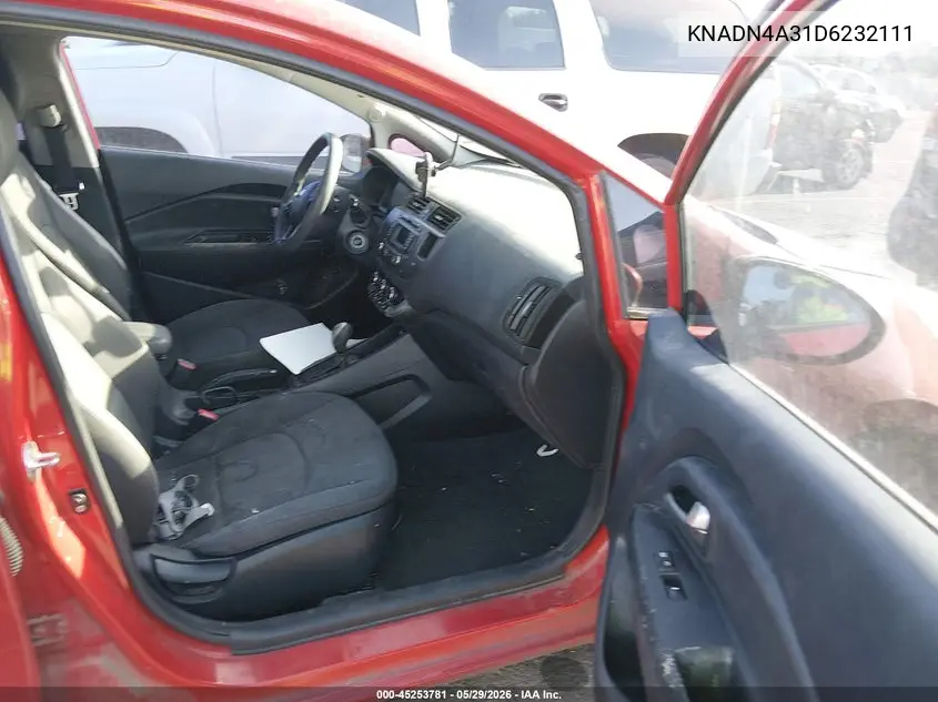 2013 Kia Rio Ex VIN: KNADN4A31D6232111 Lot: 45253781
