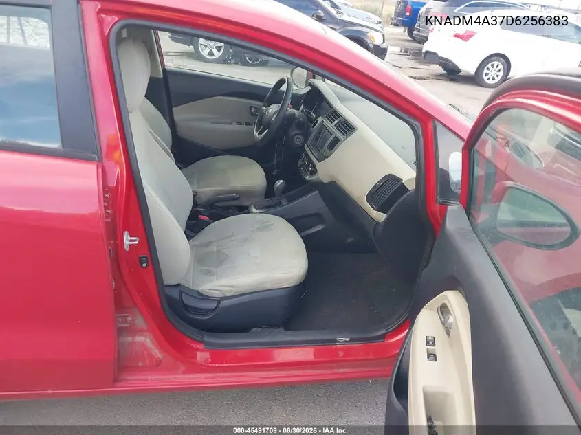 2013 Kia Rio Lx VIN: KNADM4A37D6256383 Lot: 45491709
