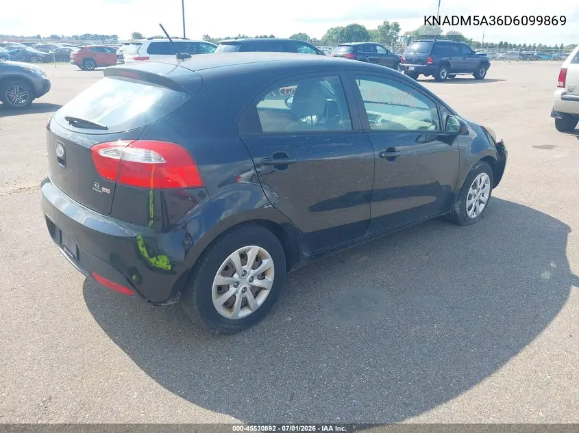 2013 Kia Rio Lx VIN: KNADM5A36D6099869 Lot: 45530892