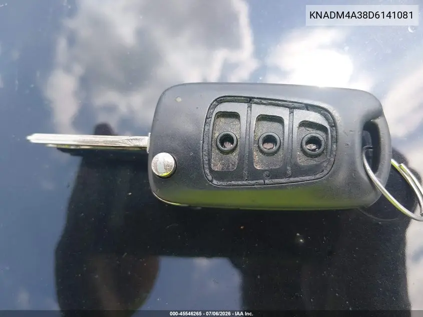 2013 Kia Rio Lx VIN: KNADM4A38D6141081 Lot: 45546265