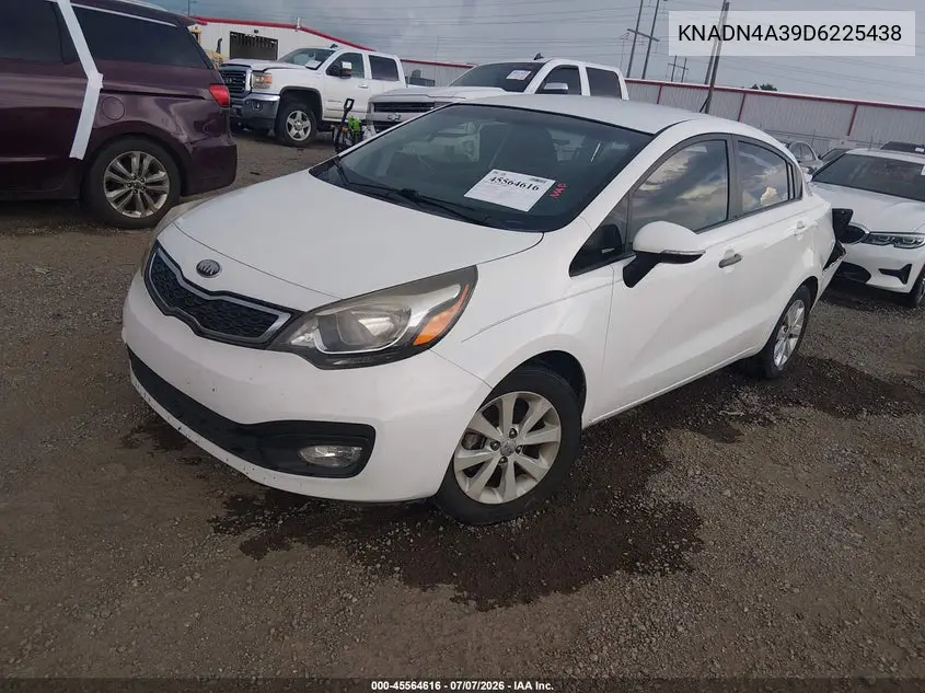 2013 Kia Rio Ex VIN: KNADN4A39D6225438 Lot: 45564616