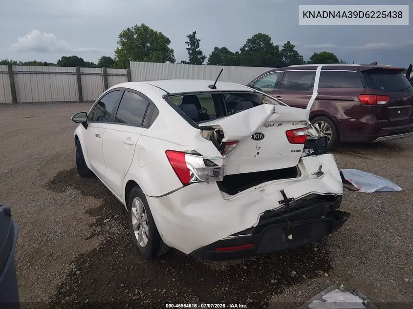 2013 Kia Rio Ex VIN: KNADN4A39D6225438 Lot: 45564616