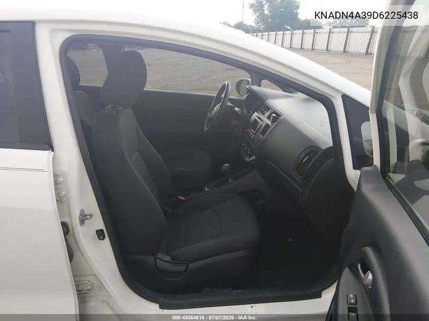 2013 Kia Rio Ex VIN: KNADN4A39D6225438 Lot: 45564616