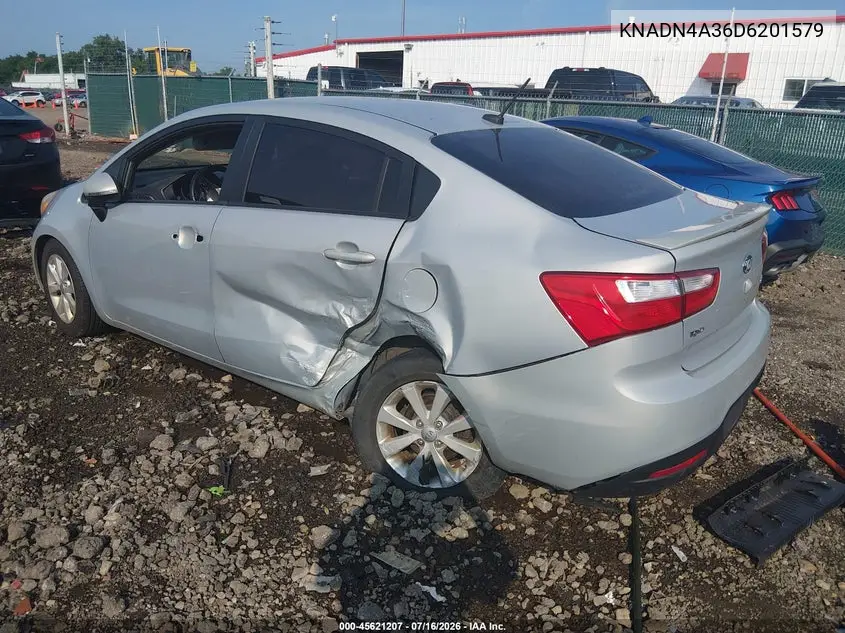 2013 Kia Rio Ex VIN: KNADN4A36D6201579 Lot: 45621207
