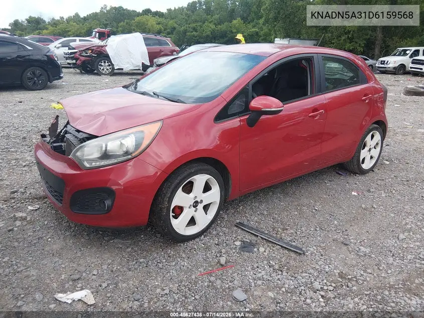 2013 Kia Rio Sx VIN: KNADN5A31D6159568 Lot: 45627436