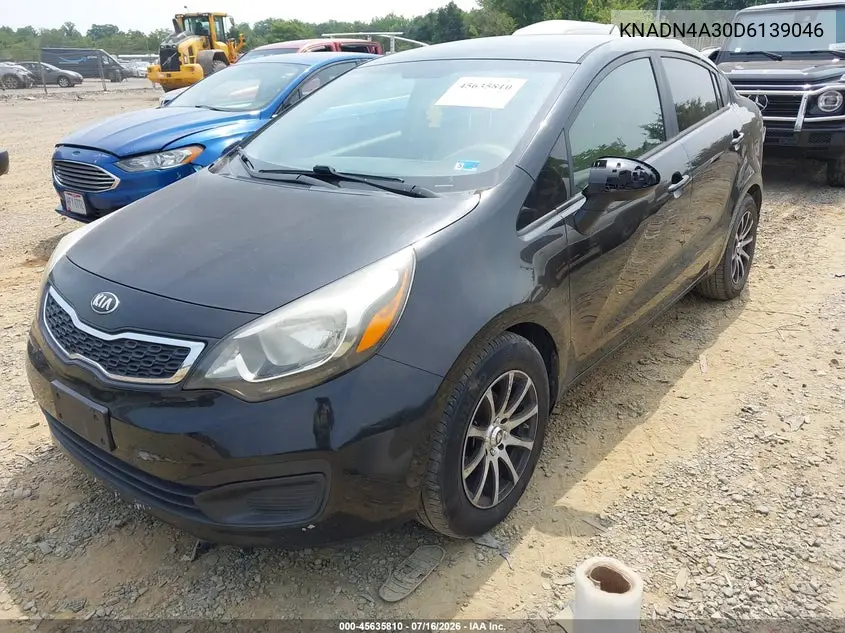 2013 Kia Rio Ex VIN: KNADN4A30D6139046 Lot: 45635810