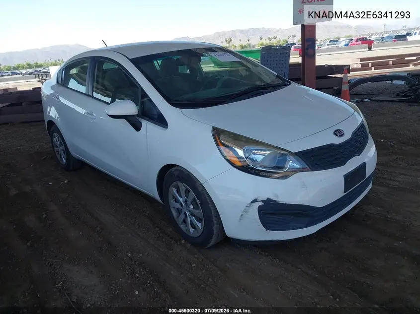 2014 Kia Rio Lx VIN: KNADM4A32E6341293 Lot: 45600320
