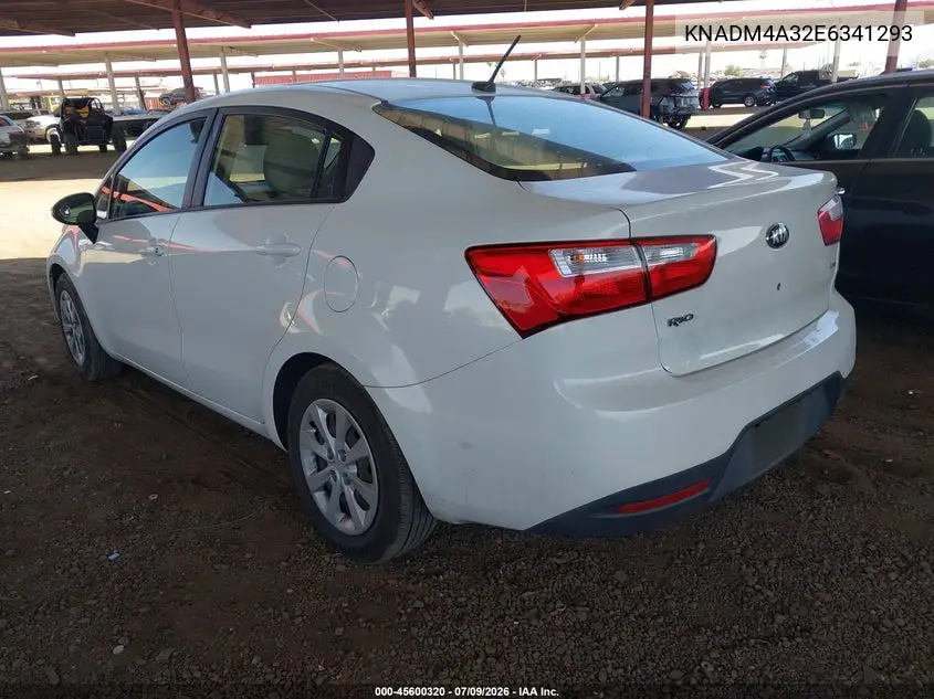 2014 Kia Rio Lx VIN: KNADM4A32E6341293 Lot: 45600320