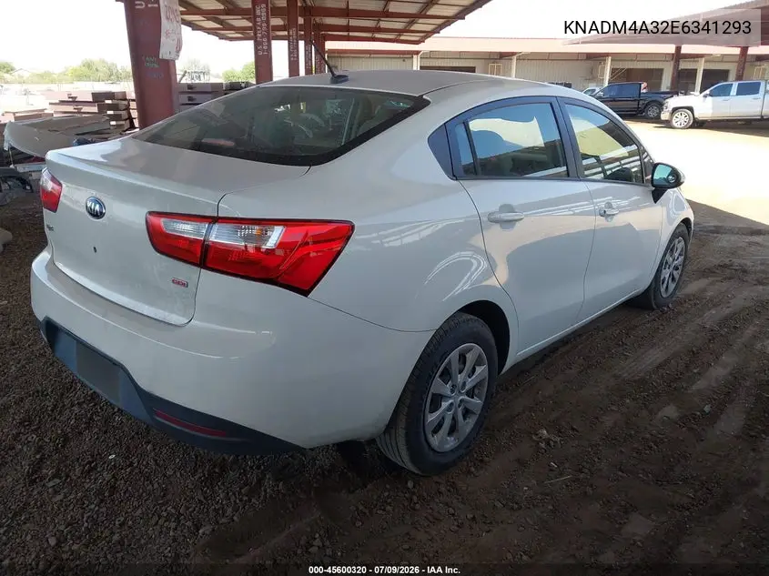 2014 Kia Rio Lx VIN: KNADM4A32E6341293 Lot: 45600320