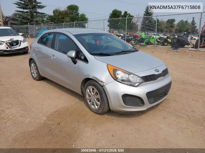 2015 Kia Rio Lx VIN: KNADM5A37F6715808 Lot: 30082606