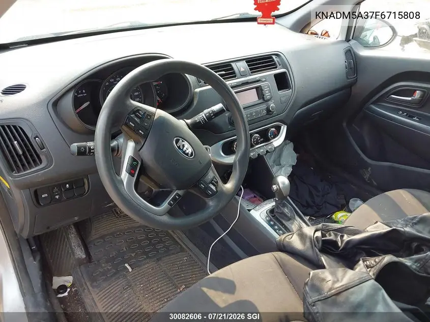 2015 Kia Rio Lx VIN: KNADM5A37F6715808 Lot: 30082606