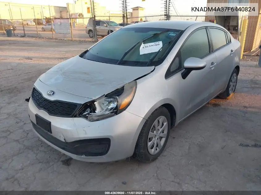KNADM4A37F6440824 2015 Kia Rio Lx