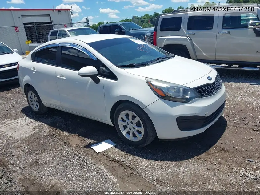 2015 Kia Rio Lx VIN: KNADM4A3XF6454250 Lot: 45435817