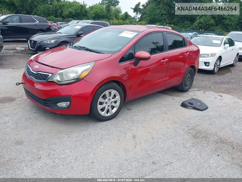 2015 Kia Rio Lx VIN: KNADM4A34F6466264 Lot: 45574910