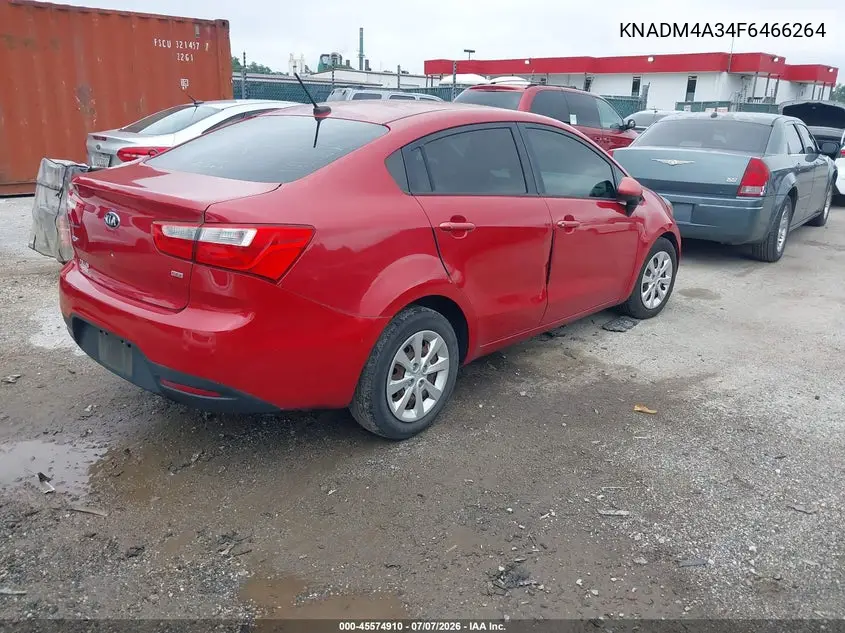 2015 Kia Rio Lx VIN: KNADM4A34F6466264 Lot: 45574910