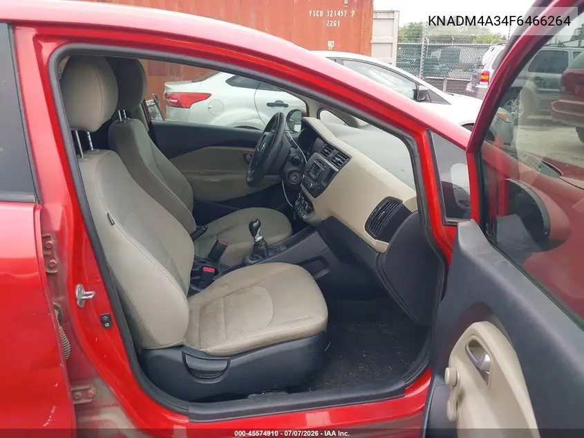 2015 Kia Rio Lx VIN: KNADM4A34F6466264 Lot: 45574910