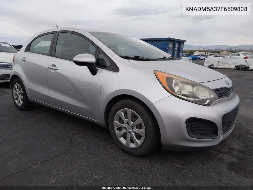 2015 Kia Rio Lx VIN: KNADM5A37F6509808 Lot: 45577330