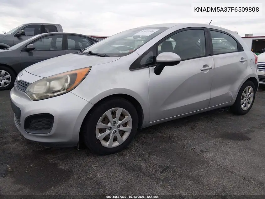 2015 Kia Rio Lx VIN: KNADM5A37F6509808 Lot: 45577330