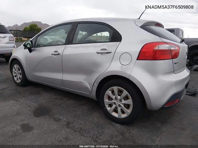 2015 Kia Rio Lx VIN: KNADM5A37F6509808 Lot: 45577330